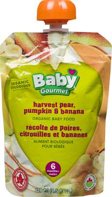 Baby Gourmet Pear Pumpkin Banana pouch