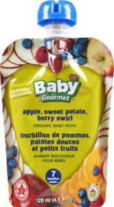 BABY GOUR APPL POT/BERRY 7+MO