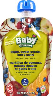 BABY GOUR APPL POT/BERRY 7+MO