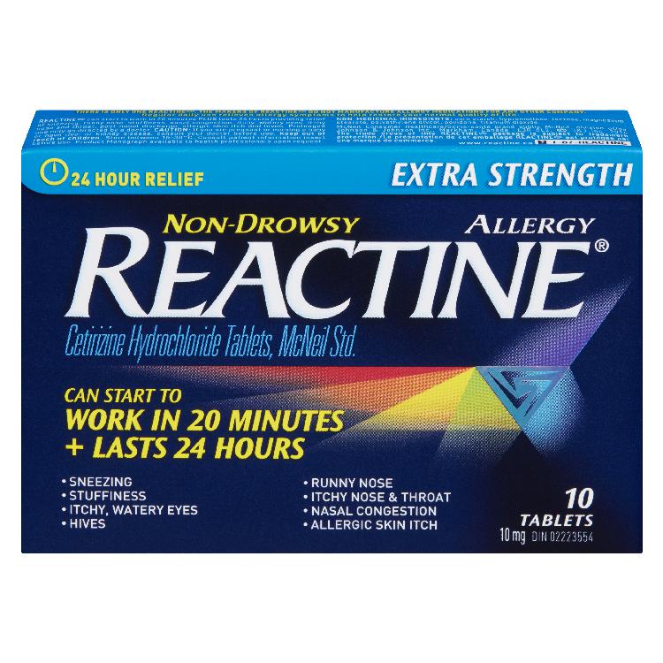 REACTINE E/S 10 MG