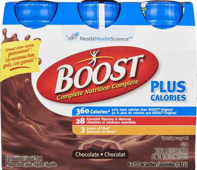 BOOST NUTRI CHOC + CAL 6X237ML