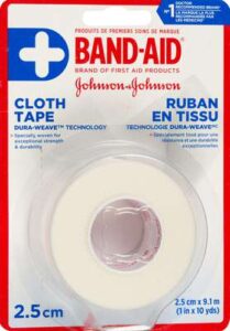 J&J FIRST AID CLOTH TAPE 1IN X 10YD