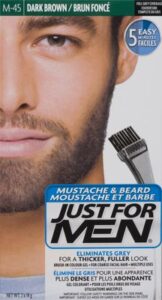 JFM MUSTACHE   DARK BROWN & BEARD
