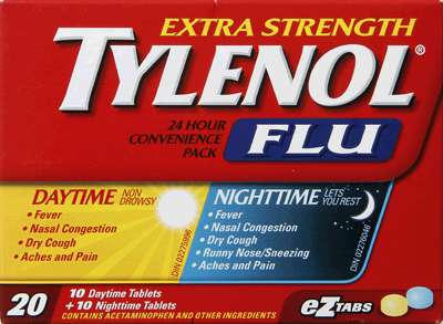 Tylenol Flu Extra Strength Day Night Combo 6 x 20ea boxes
