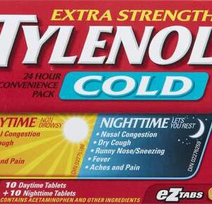 TYLENOL COLD E  DT/NT COM O PK