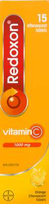Redoxon Orange Vitamin C 1000mg Effervescent Tablets