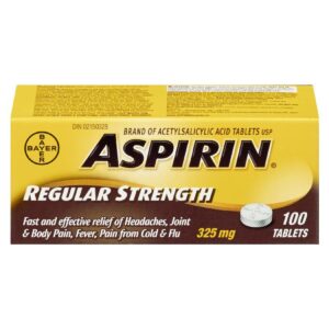 ASPIRIN TABS   325 MG     100 S