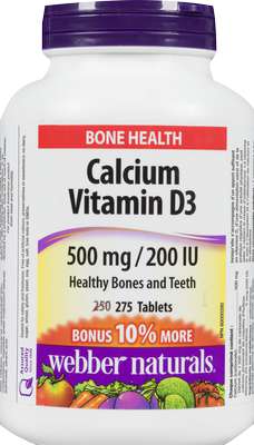 WEBBER CALCIUM 500MG +D