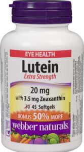 WEBBER LUTEIN  E/S 20MG