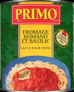 PRIMO TOMATO SAUCE ROMANO & BASIL
