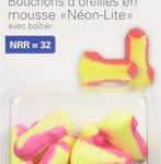 EAR PLUGS FOAM NEON-LITE 12 S