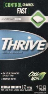 THRIVE NIC MNT GUM 2MG 108CT