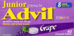 Advil Junior Strength Grape Chewable — 40 Count