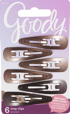 GOODY C/C BRUN CONTOUR CLIPS
