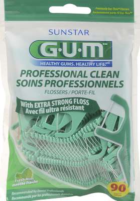 GUM Eez-Thru Mint Floss container