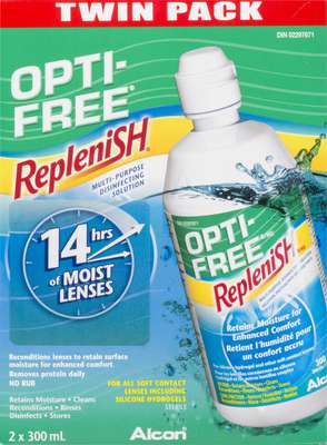 OPTI-FREE REPLENISH TWIN2X300ML