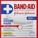 BAND AID GAUZE PAD SM V/P