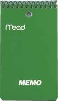 WIREBOUND MEMO BOOK OPEN END 3X5IN