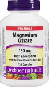 WEBBER MAGNESM CITR 150MG