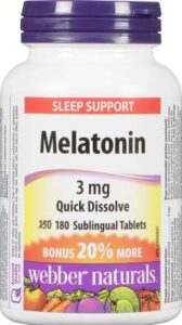 WEBR MELATONIN 3MG +30EA BONUS