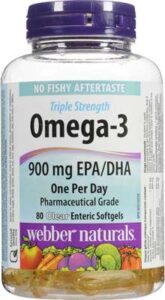 WEBBER OMEGA-3 900MG GELS