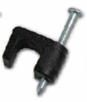 COAXIAL STAPLE BLACK 1/4-IN