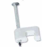 LOW VOLTAGE STAPLE WHITE 25 PACK