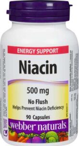 WEBBER NIACIN  NO FLUSH   500MG CAP
