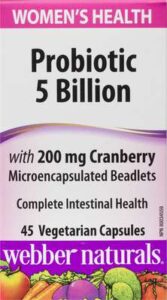WEBBER WOMEN PROBIOTIC CRANBRRY