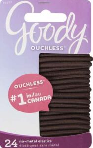 GOODY OUCHLESS BRWN ELSTC 4MM