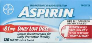 ASPIRIN COATED DAILY LOWDOSE 81MG-R