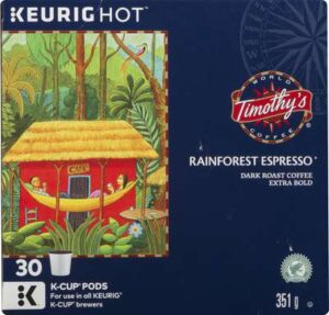 TIMOTHY KCUP RAIN ESPRES  30CT