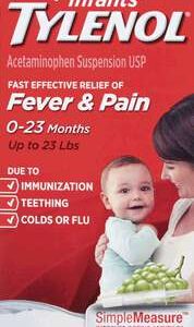TYLENOL INFANT D/F GRAPE  DROP 80MG