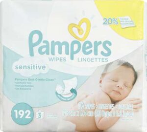 PAMPERS WIPES  SENSITIVE  REFILL 3X