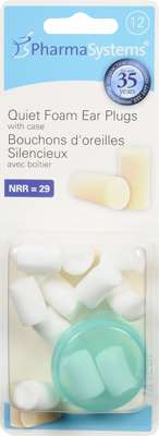 PHARMASYSTEMS EAR PLUGS QUIET FOAM