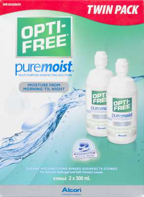 OPTI-FREE PURE MOIST SLTN 2X300ML