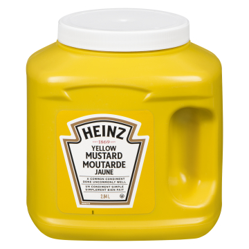 HEINZ MUSTARD JUG PLASTIC