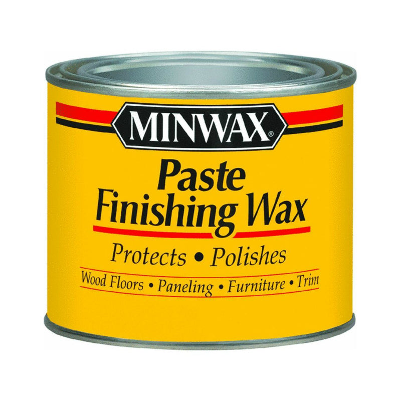 Minwax Paste Finishing Wax Natural 450g tin — wood furniture wax