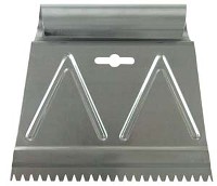 ADHESIVE SPREADER V-NOTCH 6X3/16-IN