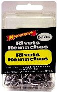 RIVETS LONG ALUMINUM 1/8-IN 15 PACK