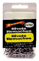 RIVETS MEDIUM ALUMINUM 1/8-IN 20 PK