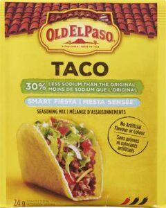 OEP 30% LESS SLT TACO MIX