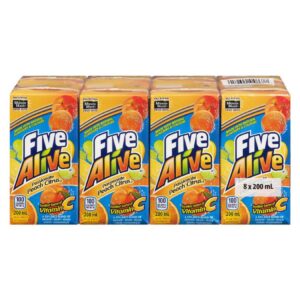 5 ALIVE PAS PEACH 8X200ML