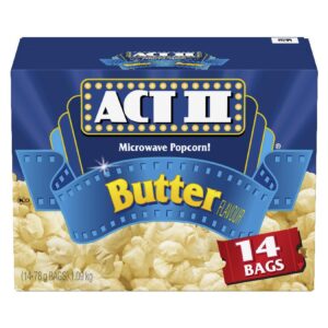 ACT II BUTTER 14X78GR