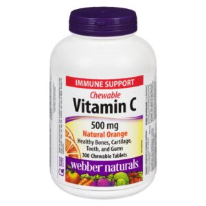 WB CHEW VIT C  500MG ORNG 300S