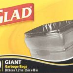 GLAD GARB BLK GIANT 184L   89X122