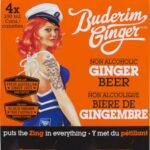 BUDERIM GINGER BEER 4X250