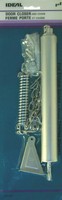 DOOR CLOSER AND CHAIN WHITE