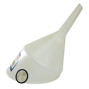 Plastic automotive funnel 8 inch with built-in filter