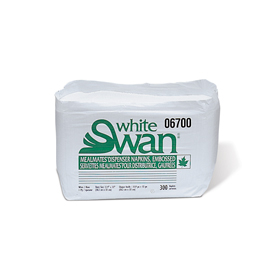 WHT SWAN NAPKIN MEAL MATE